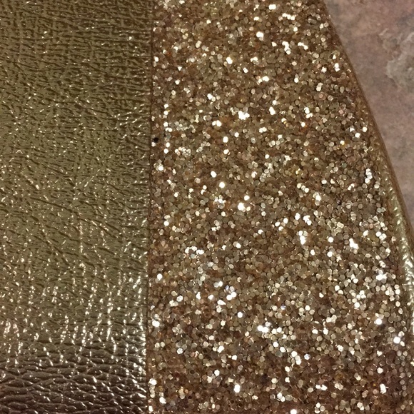 Vintage gold glitter clutch - Picture 4 of 4